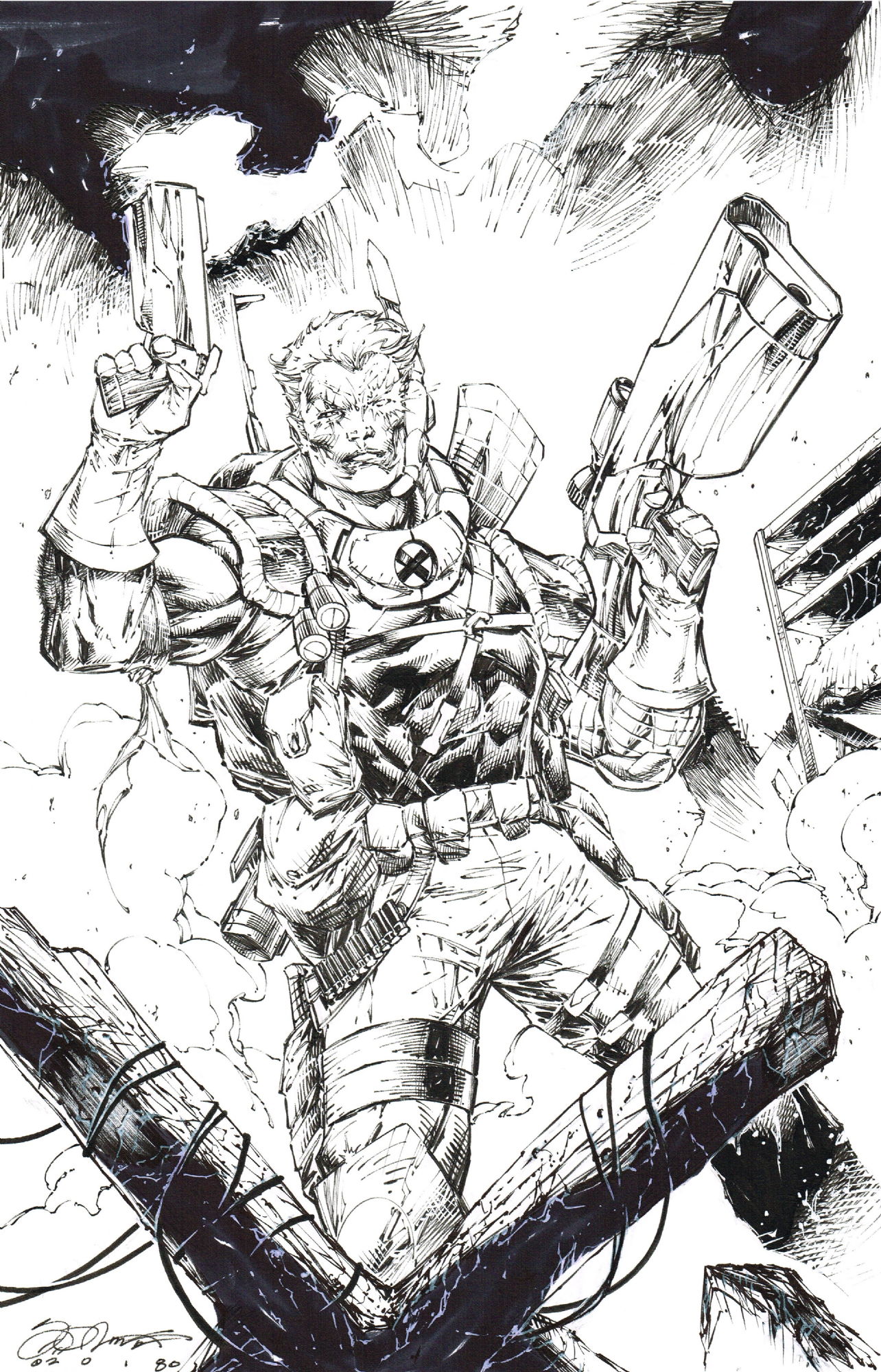 Cable Studio Commission - X-Force - Shelby Robertson, in J B's The ...