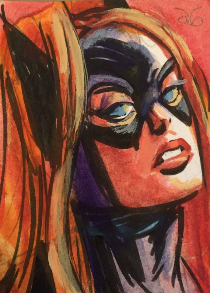 Thrillkiller Batgirl Dan Brereton In J B S Sketches Comic Art Gallery Room