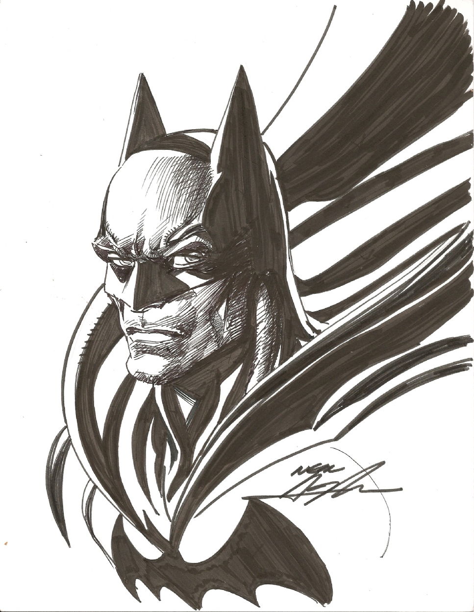 Batman - Neal Adams , in J B's Batman Comic Art Gallery Room