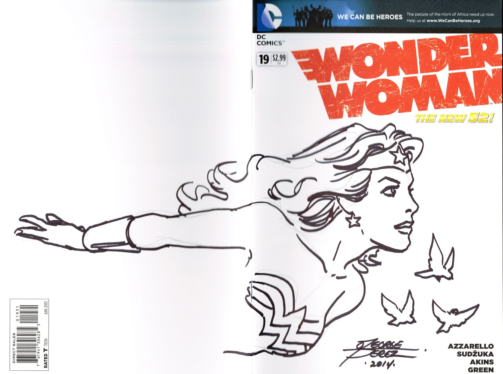 Wonder Woman Sketch Cover George Perez In J B S Sketch Covers Comic Art Gallery Room