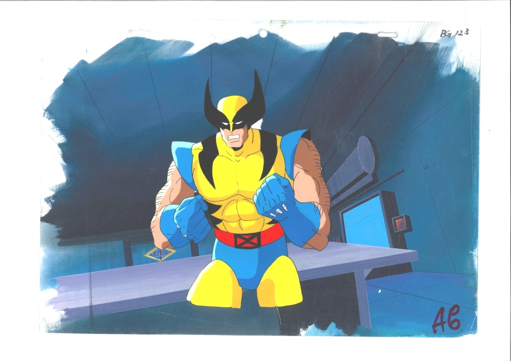 X-MEN ANIMATION CELS 90's animated series cartoon Wolverine cel Art &  Collectibles Memorabilia 