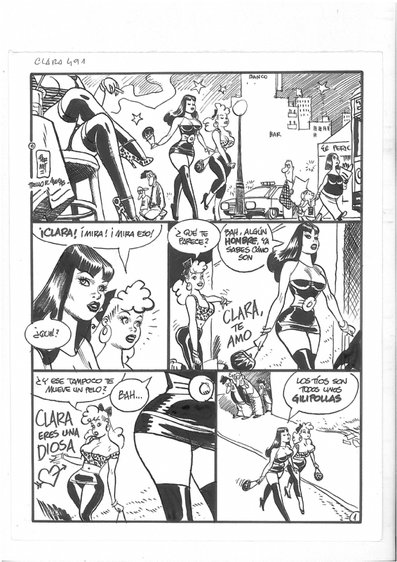 PAGE 1 EPISODE CLARA DE NOCHE  491 BY BERNET Comic Art