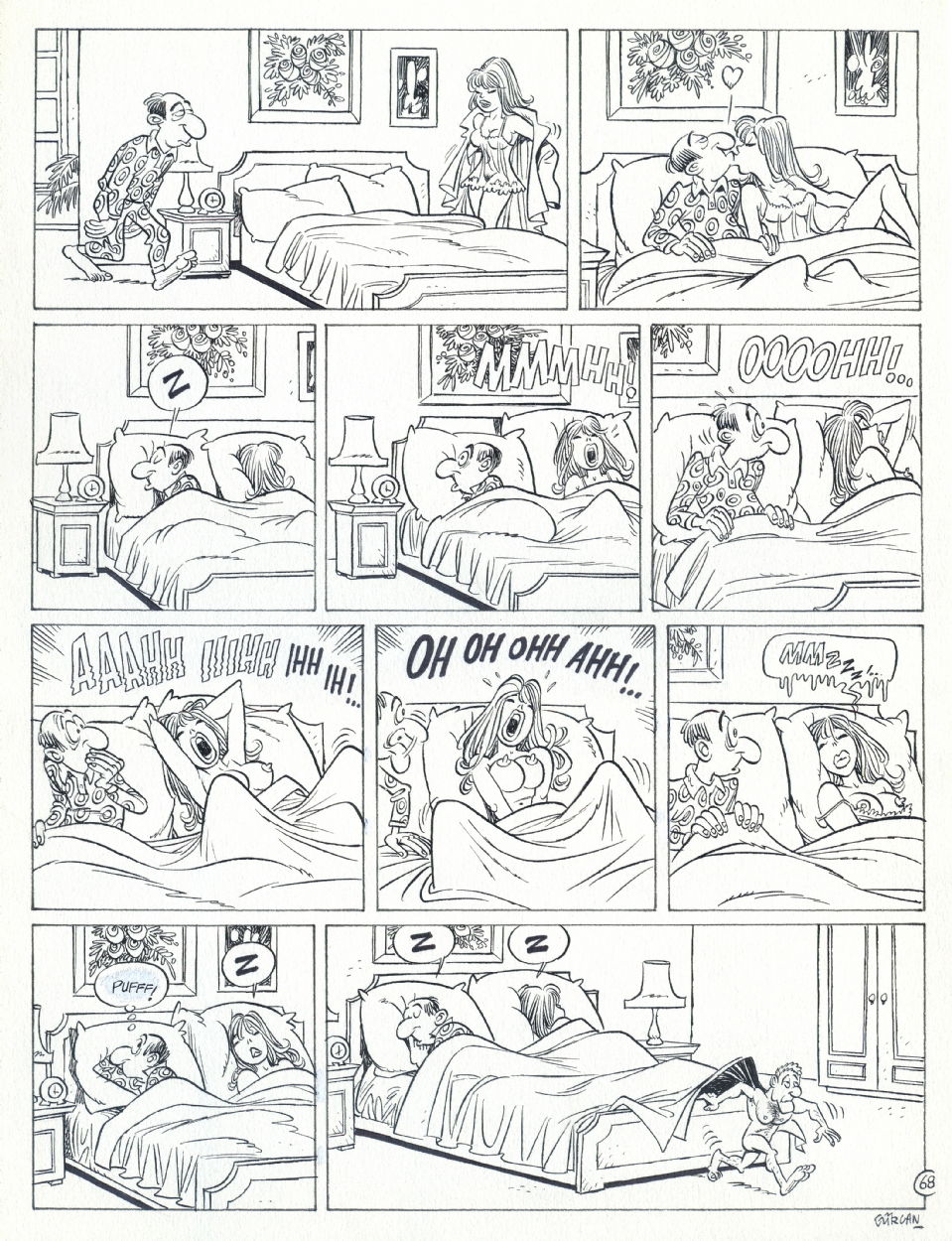 Gurcan Gursel Rooie Oortjes Page 1, in ENRIQUE ALONSOs XXX V.04  MISCELANIOUS Comic Art Gallery Room