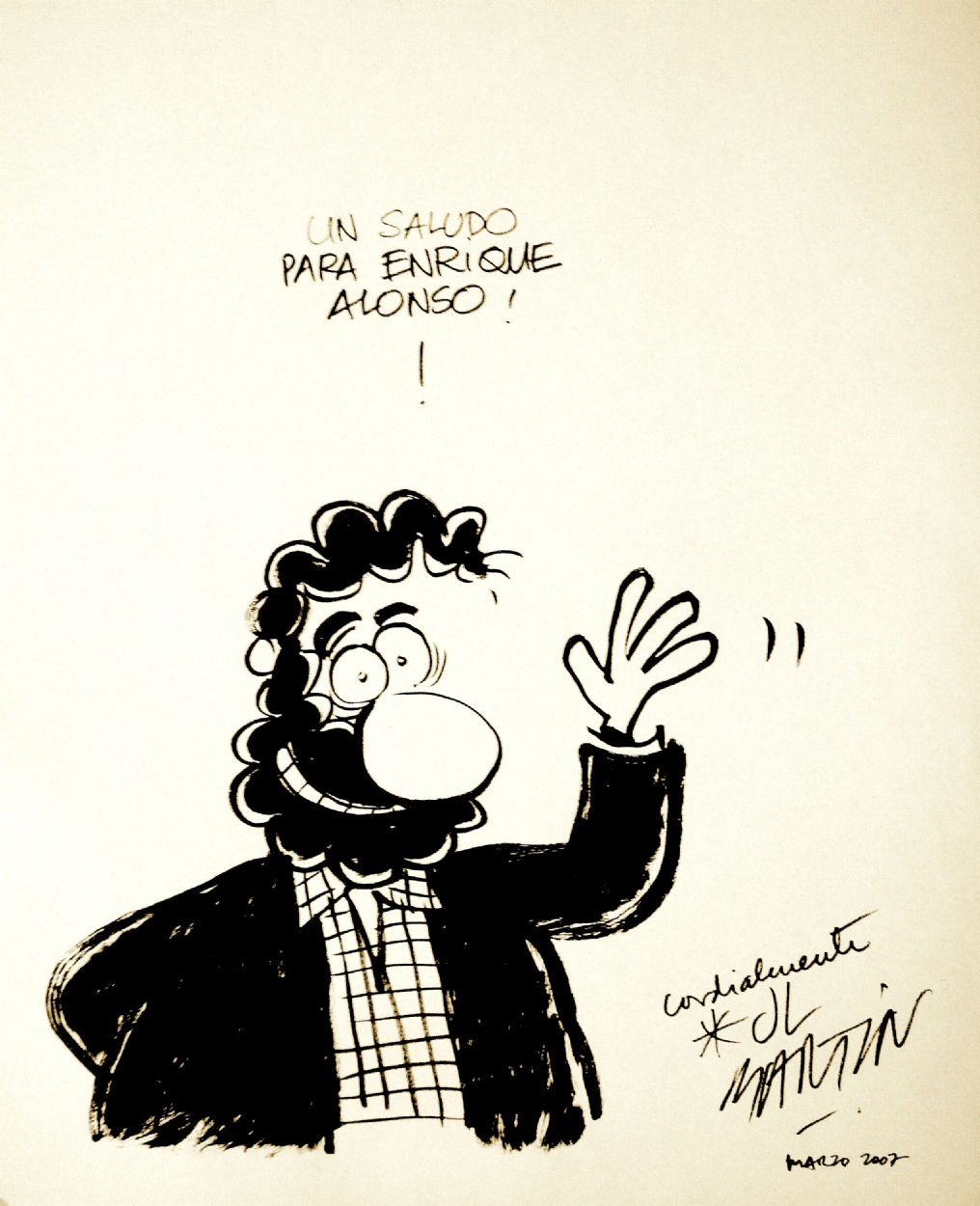 QUICO EL PROGRE ORIGINAL SKETCH BY J.L. MARTIN, In ENRIQUE ALONSO's ...