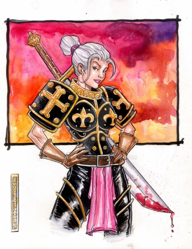 Warhammer , in Scott James's Scott James Watercolor work Comic Art ...