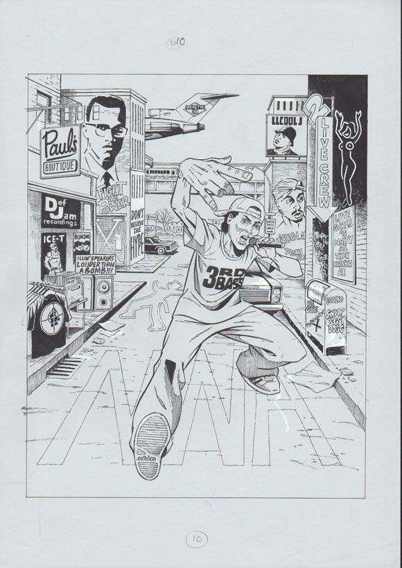 Eminem In My Skin Graphic Novel page 10, in Martin Trimcoca's Published