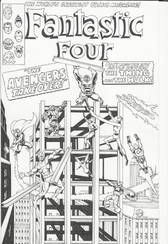 Fantastic Four #26 recreation cover., in Kelly Powers's Cover ...