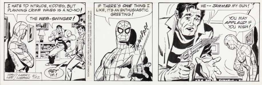 Amazing Spider-Man Daily Strip (09-22-1988) by Larry Lieber, Comic Art