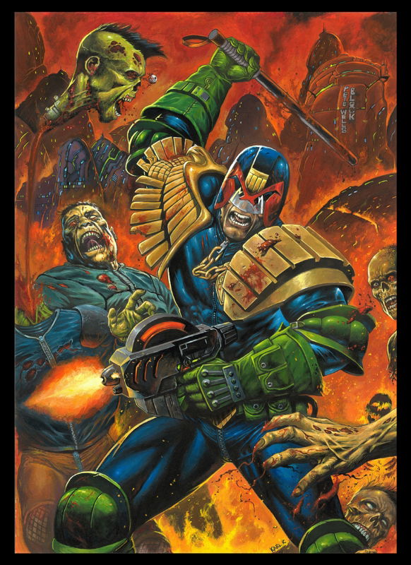 Karl Richardson Dredd Commission, in Pete Wells's Karl Richardson Comic ...