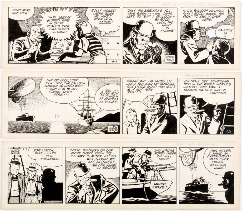 Dickie Dare 1942, in r. robert pollak's Comic Strip Art Comic Art ...