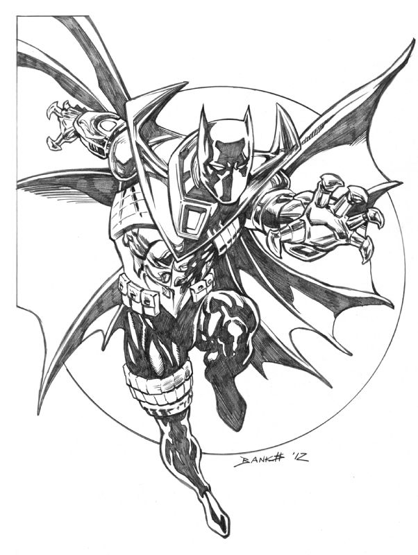 Azrael Batman by Darryl Banks, in Joe F.'s DC-Azrael Comic Art Gallery Room