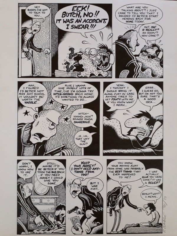 HATE #4 page 15 - 1991, in vlad vlad's Peter Bagge Comic Art Gallery Room