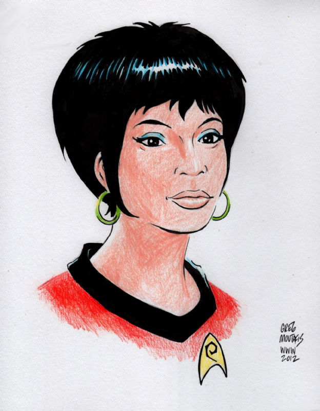 Uhura - Star Trek - Women of Wonder 2012, in Greg Moutafis's * Greg ...