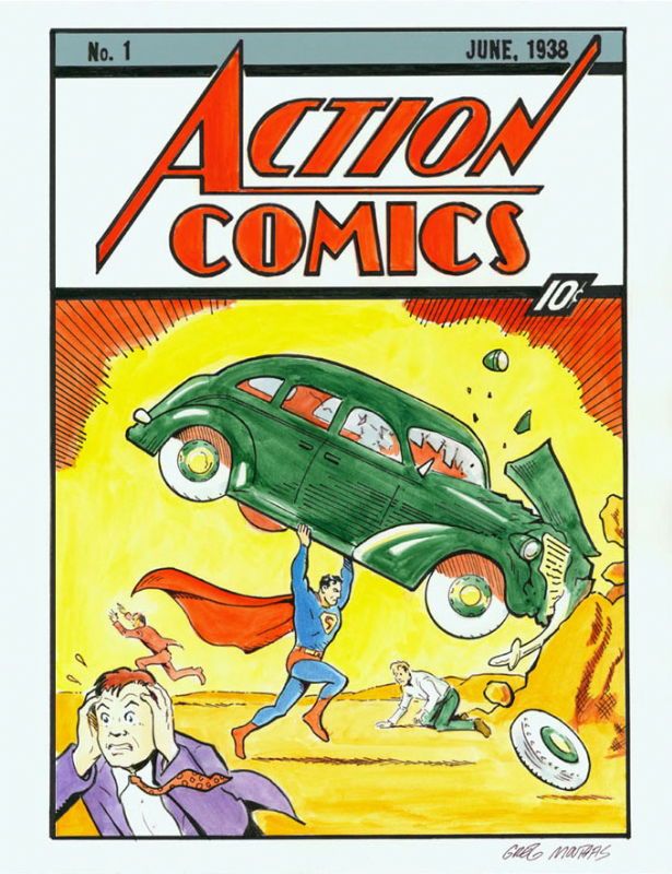 Action Comics #1 recreation, in Greg Moutafis's * Greg Moutafis ...