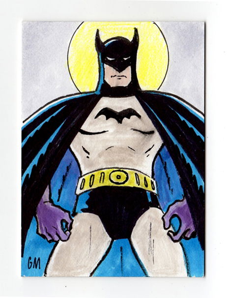 Classic Batman - 1930s, in Greg Moutafis's * Greg Moutafis - Sketchcards  Comic Art Gallery Room