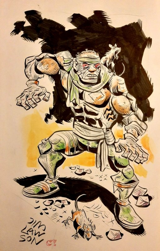 Rat King sketch card  Teenage mutant ninja turtles villains