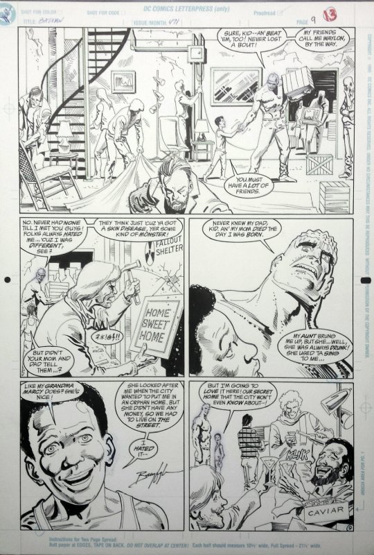 Batman # 471 1991 Requiem for a Killer pg 9 by Norm Breyfogle, in Michael  Molinario's Batman (1940) DC Comics Comic Art Gallery Room