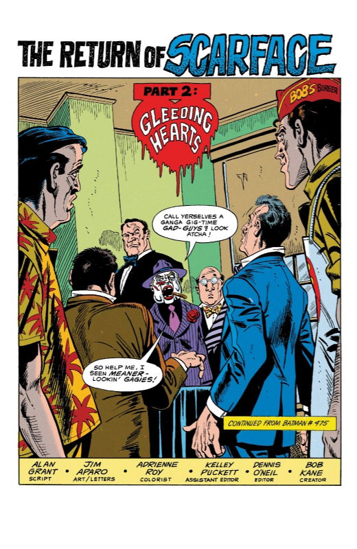 Detective Comics # 642 1992 The Return of Scarface Part 2: Gleeding ...