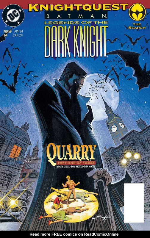 Batman: Legends Of The Dark Knight # 59 1994 Knightquest: The