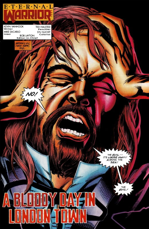 Eternal Warrior No.24 1994 Kevin van Hook /& Ted Halsted