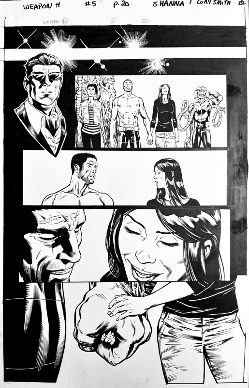Weapon H # 5 2018 pg 20 by Cory Smith & Scott Hanna, in Michael Molinario's  Weapon H (2018) Marvel Comic Art Gallery Room