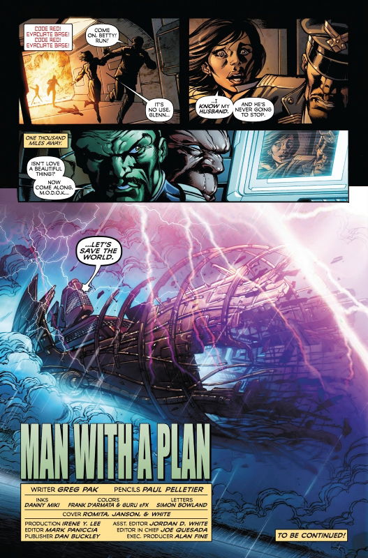 Incredible Hulk # 607 2010 Fall Of The Hulks: Man With A Plan pg 10 by ...