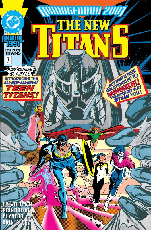 The New Titans Annual # 7 1991 2001: A Titans Odyssey pg 34 by Tom ...