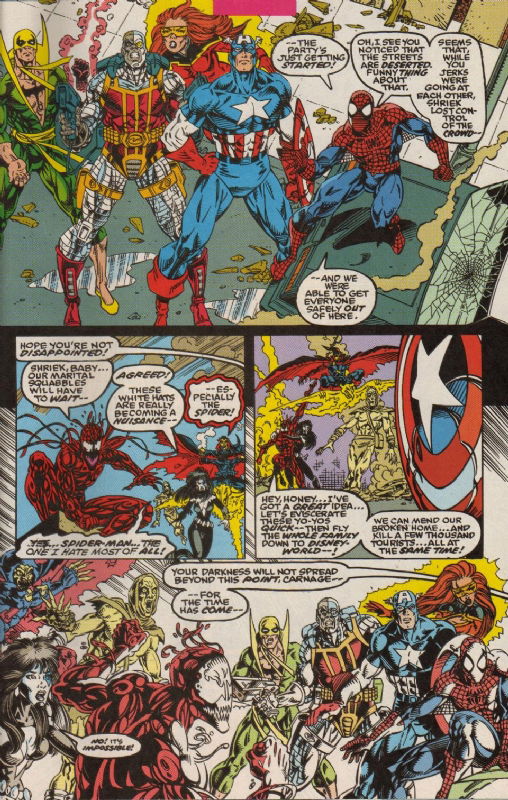 Spiderman # 37 1993 Maximum Carnage: Part 12 of 14, The Light! pg 4 by ...