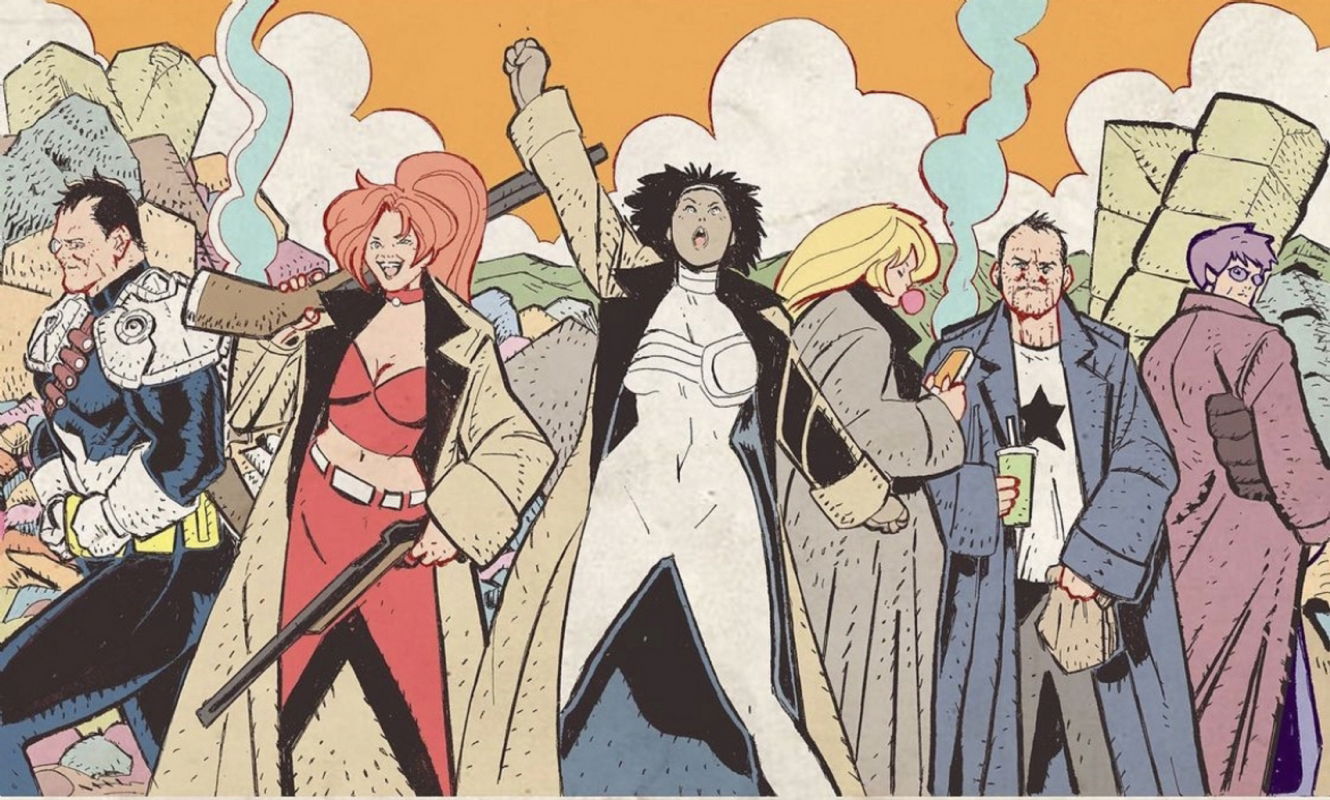 James Edward Clark - Nextwave, in Juan Manuel V's Commissions Comic Art