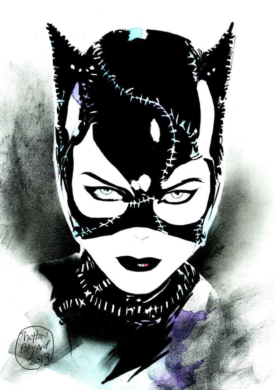 Catwoman, In Shelton Bryant's Catwoman Comic Art Gallery Room