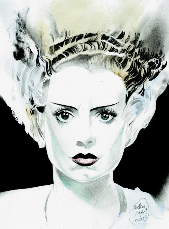 Bride of Frankenstein 11 by 14 Print, in Shelton Bryant's 11 by 14 ...