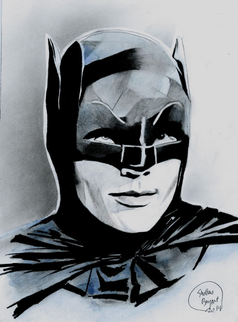 BATMAN, in Shelton Bryant's Batman Comic Art Gallery Room