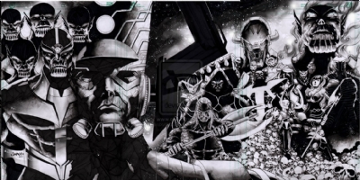 Jimbo Salgado Marvel Cosmic Villains Comic Art