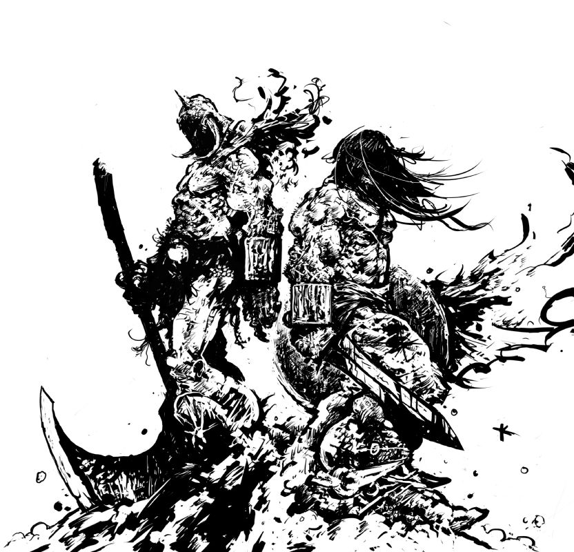 Tim Kelly Conan and Death Dealer, in Sean Marsh's Tim Kelly Comic Art ...