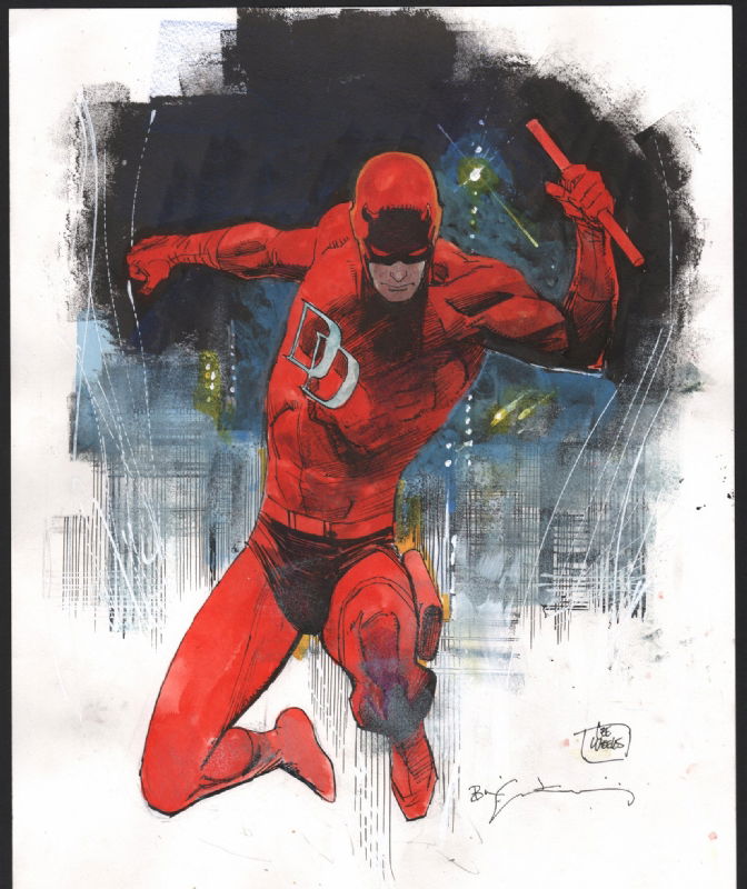 DareDevil by Lee Weeks and Bill Sienkiewicz in Sean Marsh s Lee