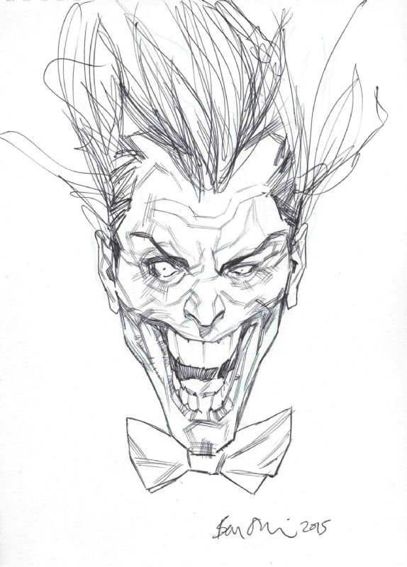 Joker, in Julien Schantz's Ben Oliver Comic Art Gallery Room