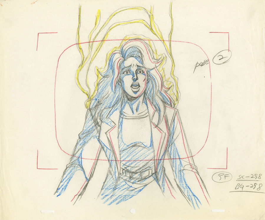 X-Men The Animated Series Jean Grey Production Art, in Jon B's X-Men ...