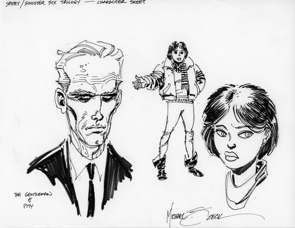 Mike Zeck character sheet, in Danny Lewandowski's The Collection Comic ...