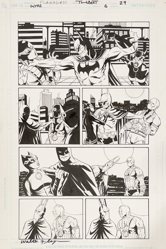 Batman: The Widening Gyre #6 Page 29 (2010) Walt Flanagan / Art Thibert -  With Catwoman, Deadshot & Baphomet!, in The Blot's Deadshot / Suicide Squad  / Secret Six / The Rogues Comic Art Gallery Room