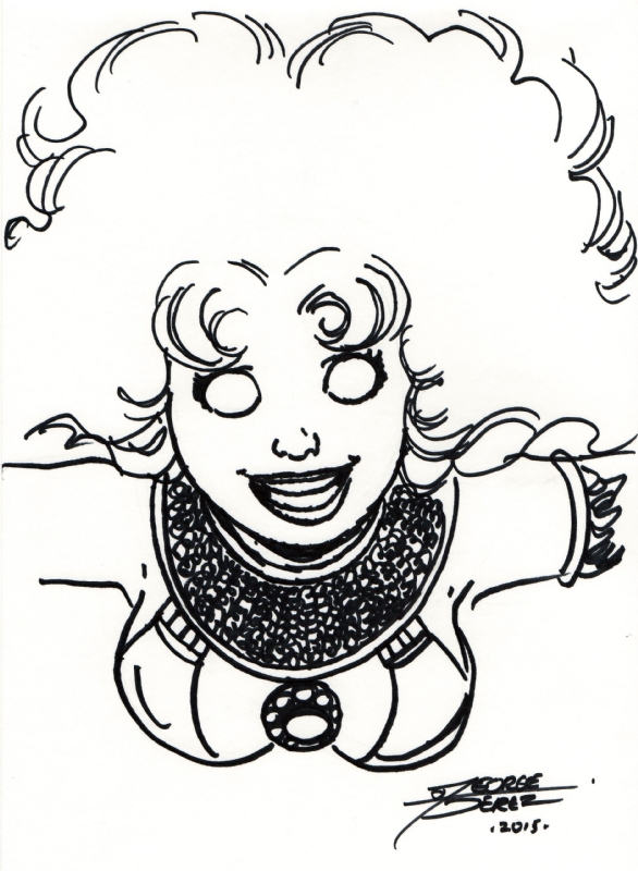 Starfire by George Perez, in Christian P.'s Sketche and more Comic Art ...