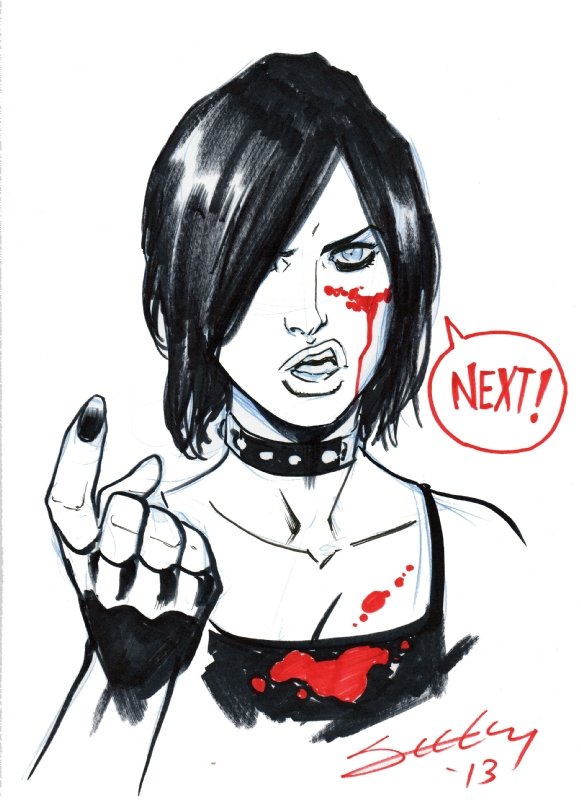Cassie Hack By Tim Seeley In Christian Ps Sketche And More Comic Art Gallery Room 