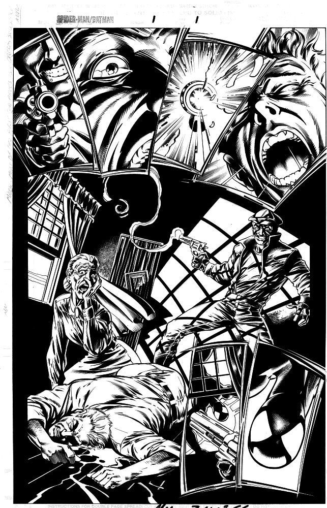 Spider-Man and Batman #1 Page 1 by Mark Bagley, in D Sugar's Spider-Man ...