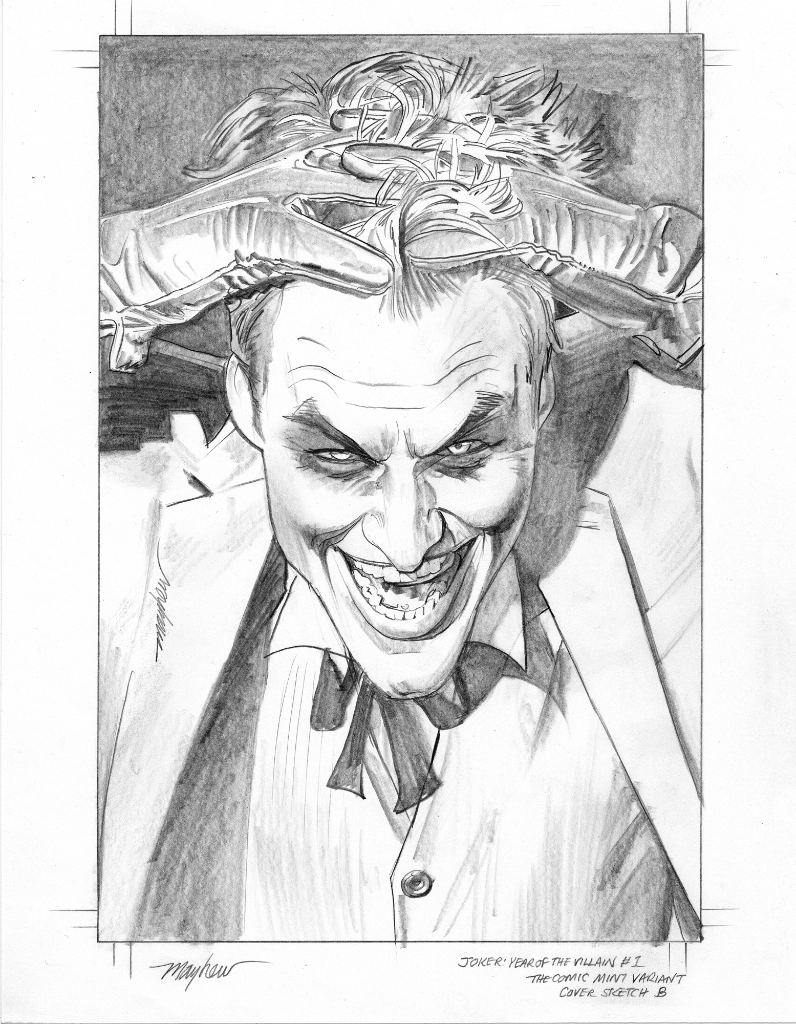 Joker Year of the Villain #1 NM * TRADE DRESS Variant Cover Mike Mayhew 