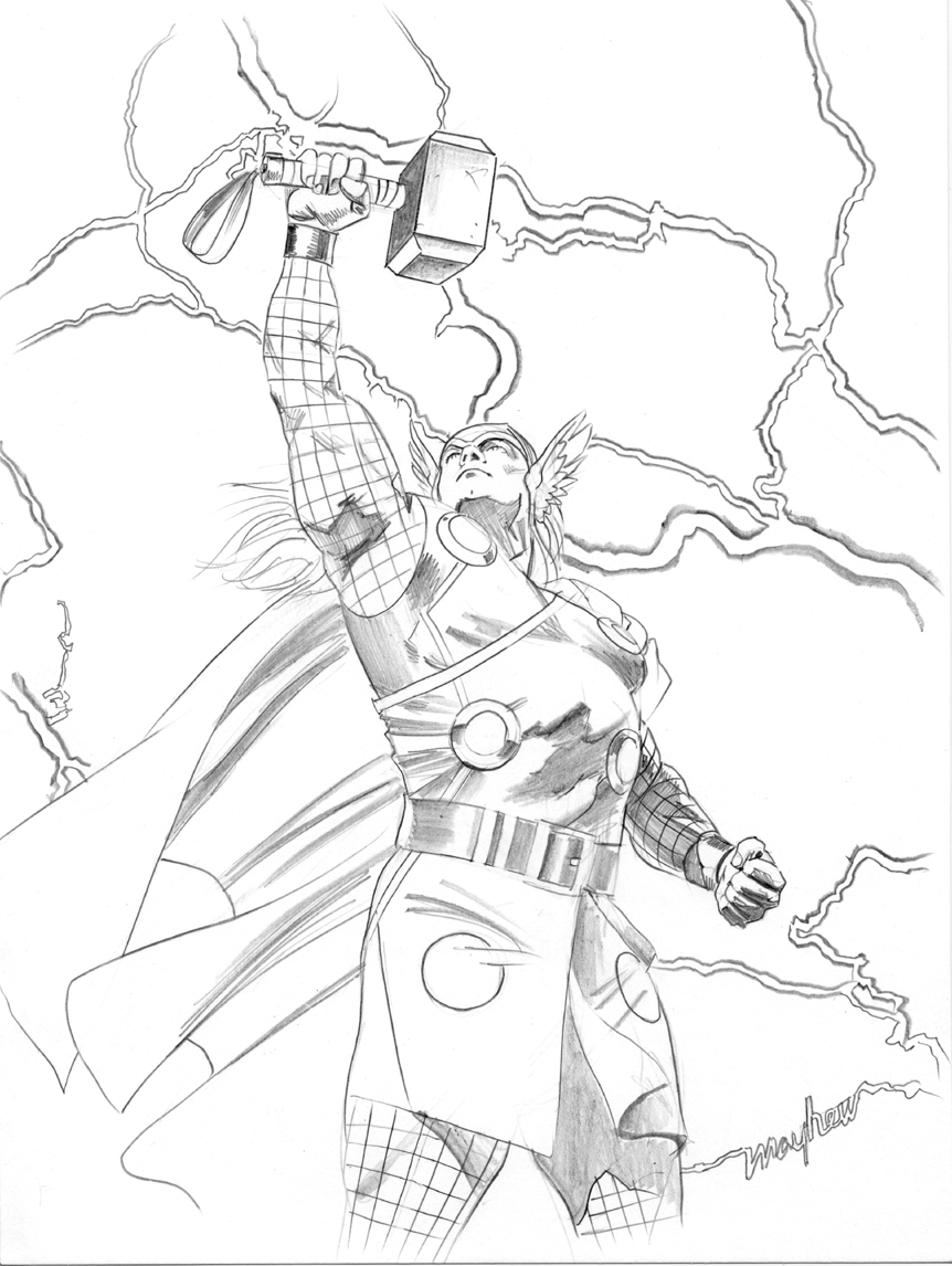 Filipovics Art - Colored pencil drawing of Chris Hemsworth as Thor by Laura  Filipovics ⚡️ #thor #ragnarok #avengers #marvel YouTube video:  https://youtu.be/O3WftsEjo7I | Facebook