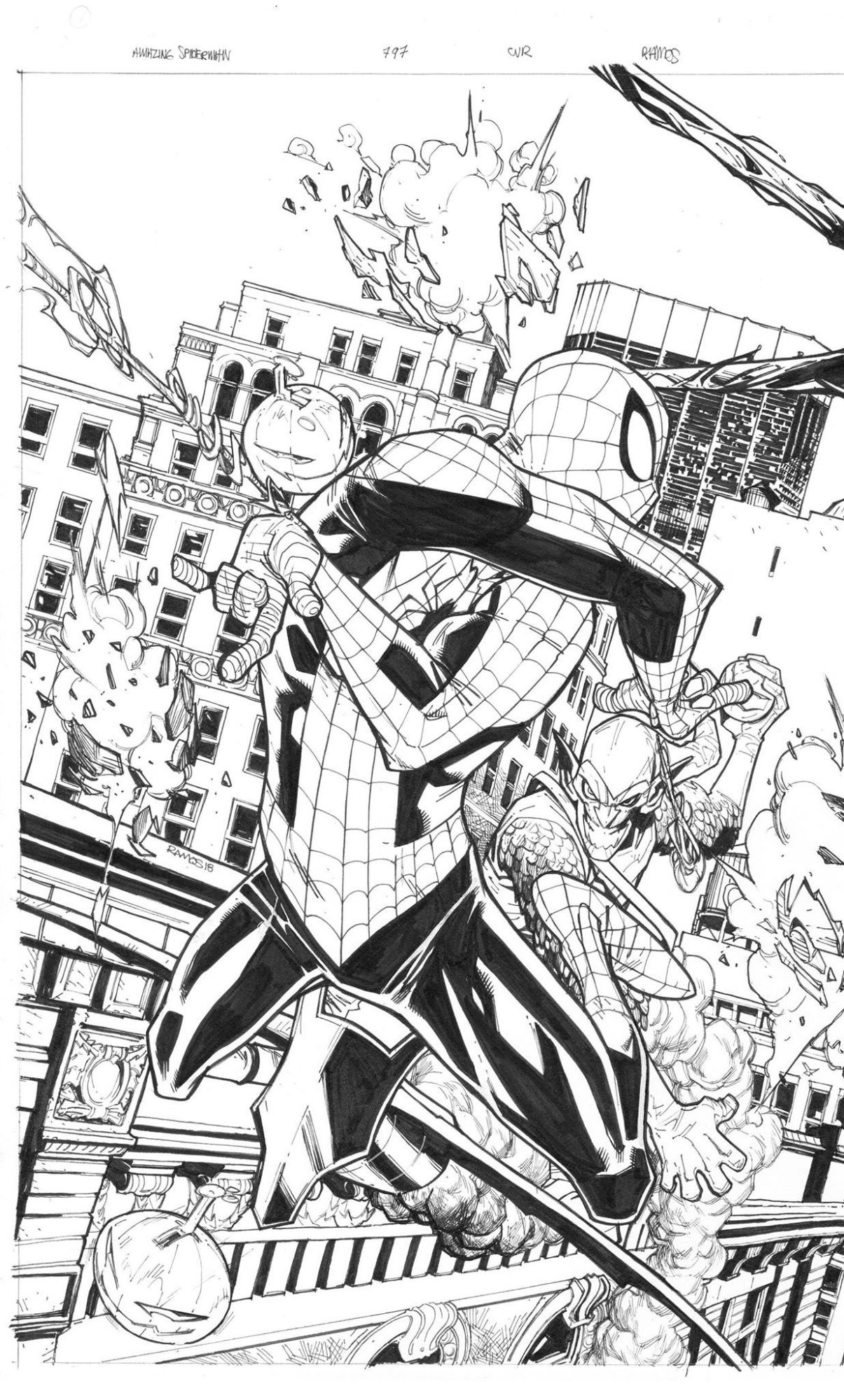 Amazing Spider-Man #797 COVER by Humberto Ramos (#1 of a 5-cover ...