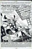 The Mighty Thor 311 page 1 TITLE SPLASH by Keith Pollard, 1981 Comic Art