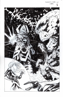 Fantastic Four vol 6 #1 COVER by Geoff Shaw, 2018 -- FF vs GALACTUS! Comic Art