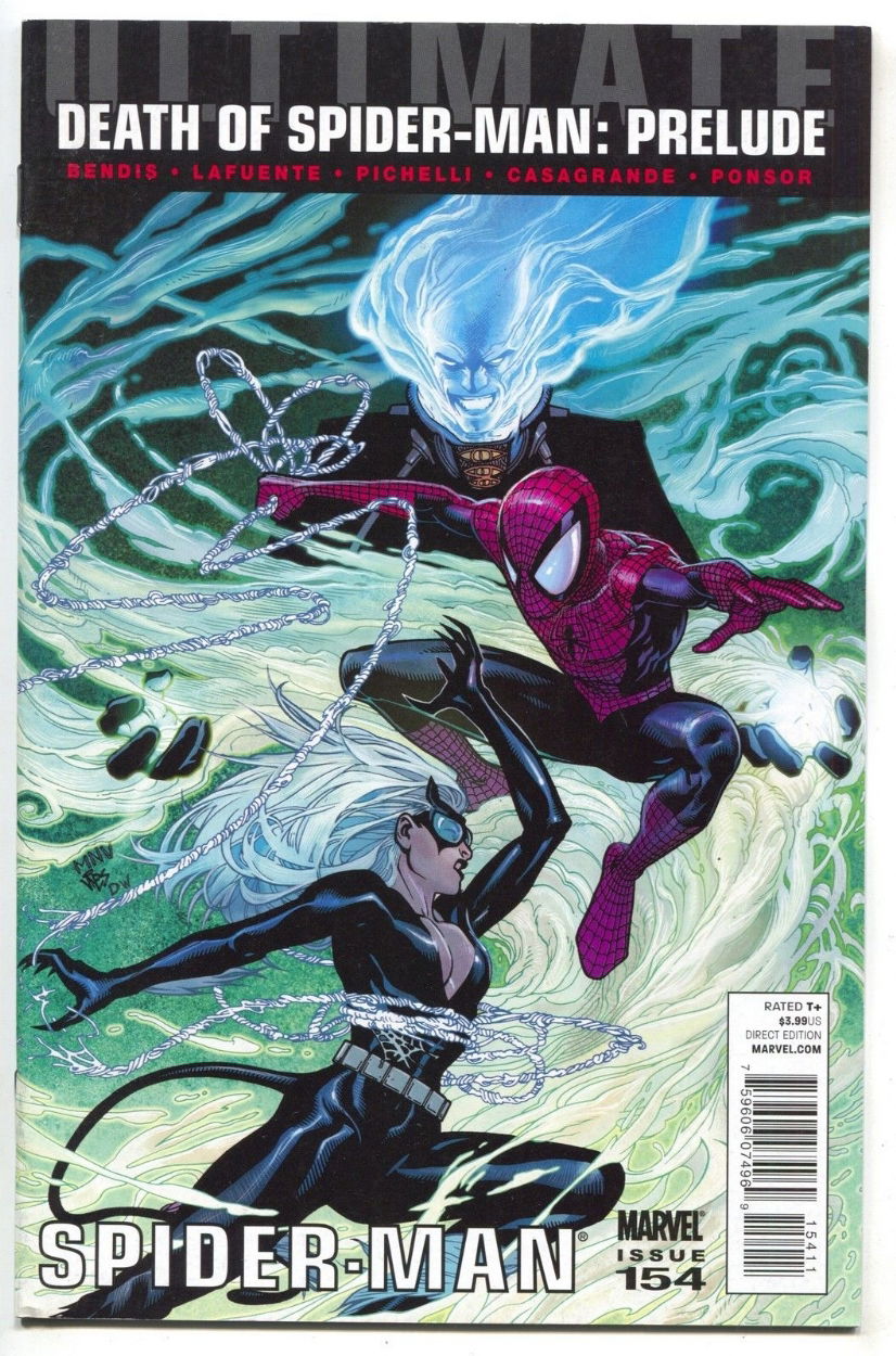 Ultimate Spider-man 154 Cover By Mcniven Vines, 2011 -- Spider-man Vs 