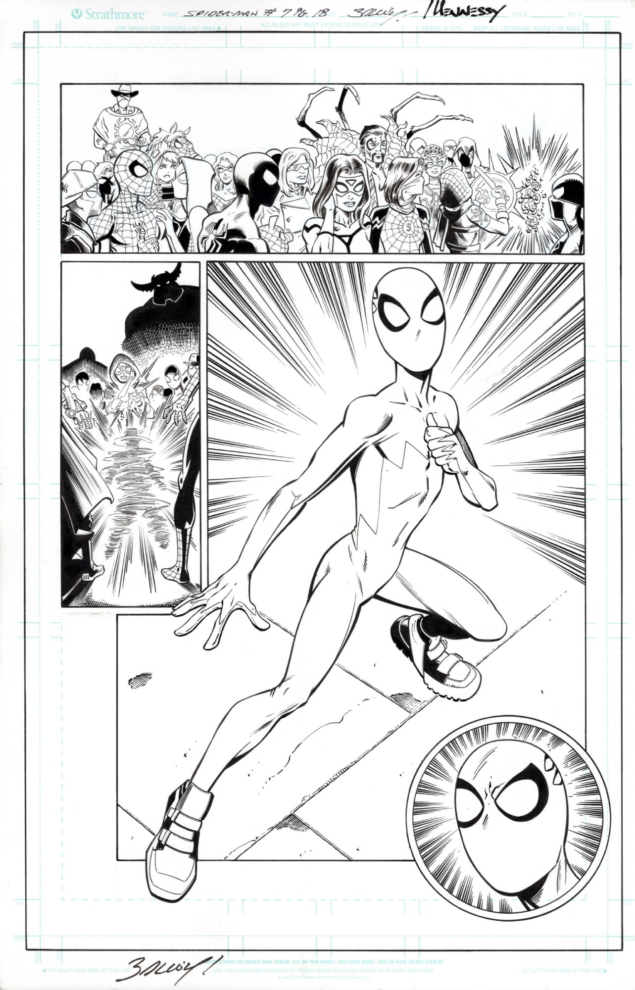 Birth page (VERY 1st app) of SPIDER-BOY! -- Spider-Man #7 pg 18