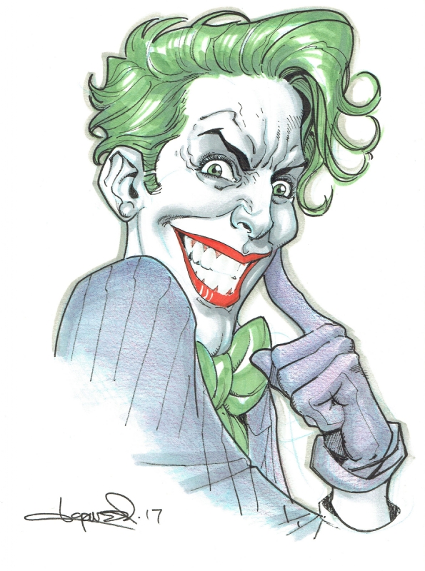 Aaron Lopresti Joker, in Callum Wilson's Sketches and Commissions Comic ...